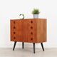 Commode en teck, design danois, années 1970, production : Danemark