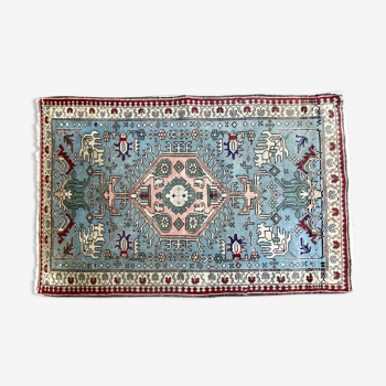 Old carpet, far east, 108x68 cm