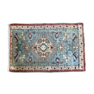 Old carpet, far east, 108x68 cm