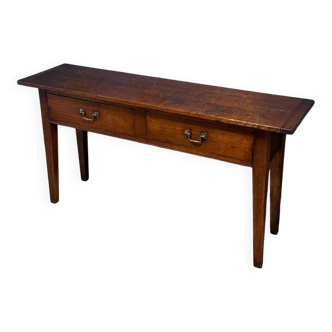 cherry wood side table