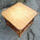 Square rattan side table 62x62
