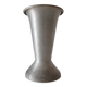 Antique aluminum cemetery vase