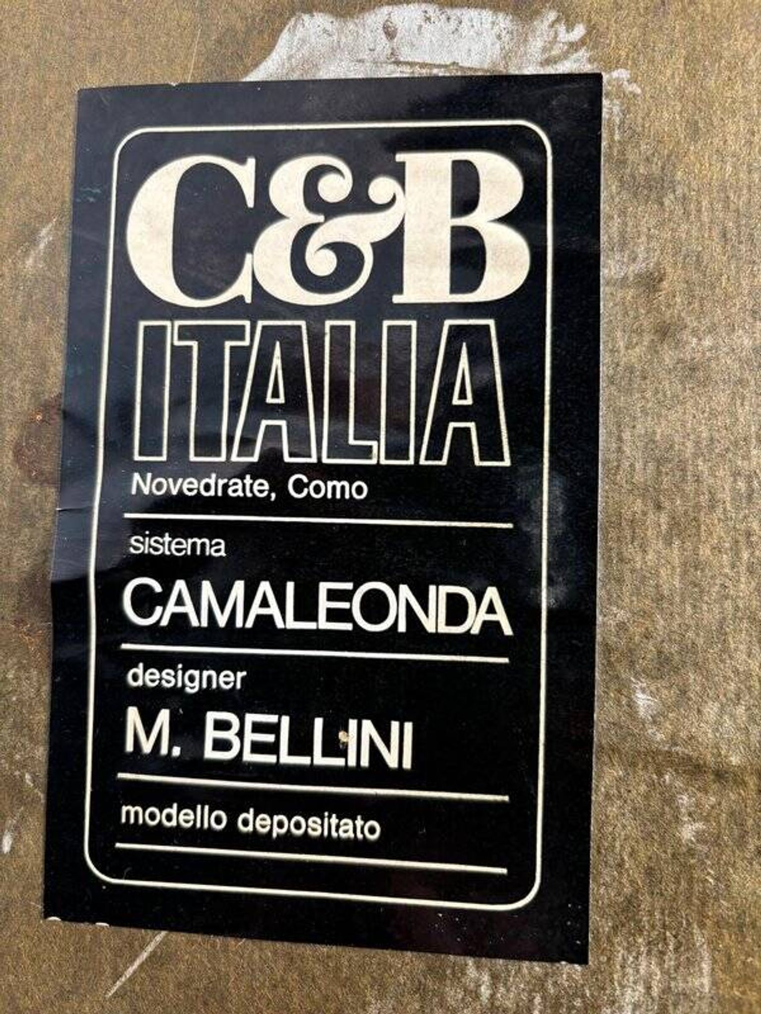 Vintage Modular Sofa in Original Velvet by Mario Bellini for C&B Italia, 1973, Set of 2