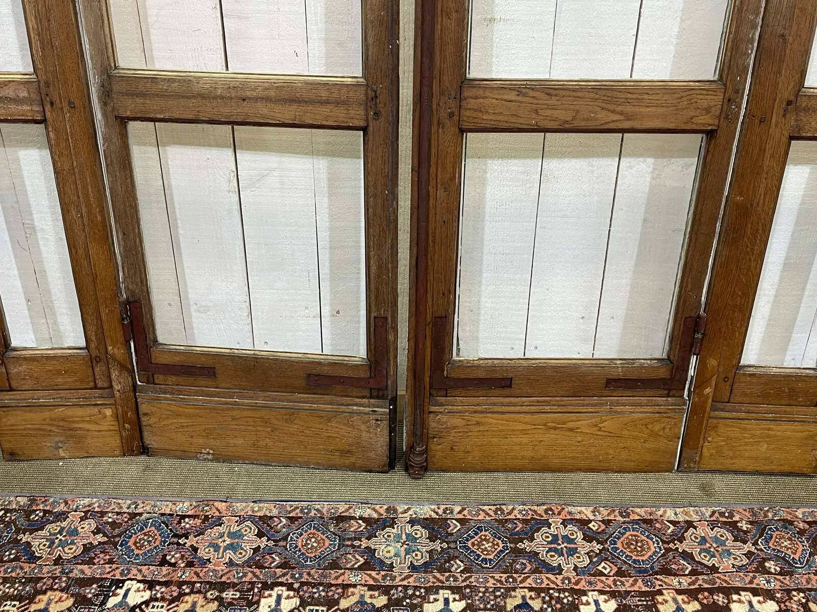 19th century oak partition door