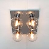 Vintage Space Age ceiling lamp by Motoko Ishii for Staff