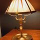Lamp, Art Nouveau pocket, bronze noodle