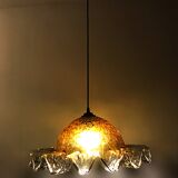 Mazzega murano glass pendant light