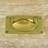 Wooden box & old brass 3 levels