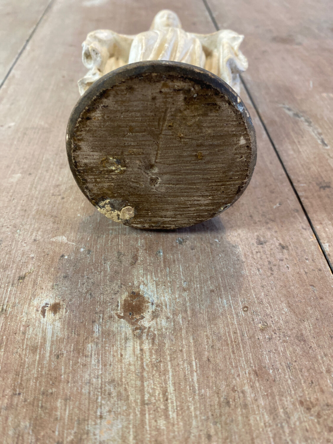 Virgin Mary in plaster