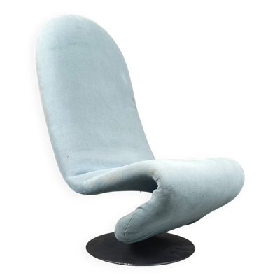 Chaise à dossier haut 1-2-3 pour Fritz Hansen par Verner Panton pour Fritz Hansen, années 1970