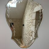 1950s beveled mirror