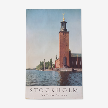 Old poster Stockholm - Photo Lars Ryde 1950's