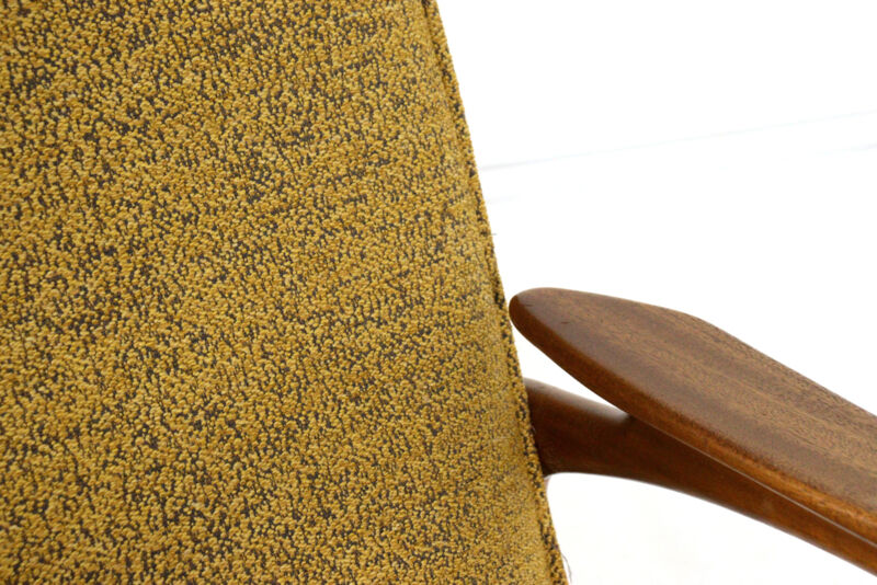 Armchair 'Rondeling'  yellow | 2 pieces in stock - dutch mid century modern