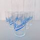 Six advertising glasses brand Ricard Vintage