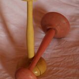 Lot of 2 old hat holders