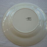 Round dish faience Sarreguemines Maroussia