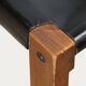 Chair S24 by Pierre Chapo – Solid elm and black leather – 1970