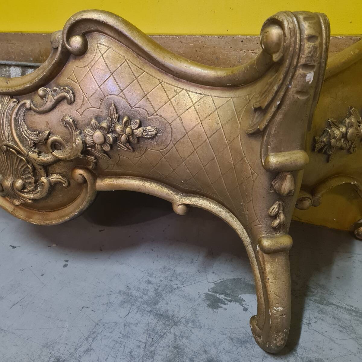 Louis Quinze Style Wooden Hallway Jardiniere, from the late 1800s.