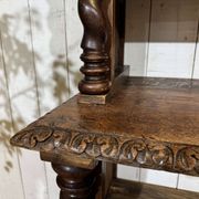 Bibliothèque de boiserie en chêne et sapin début XXème