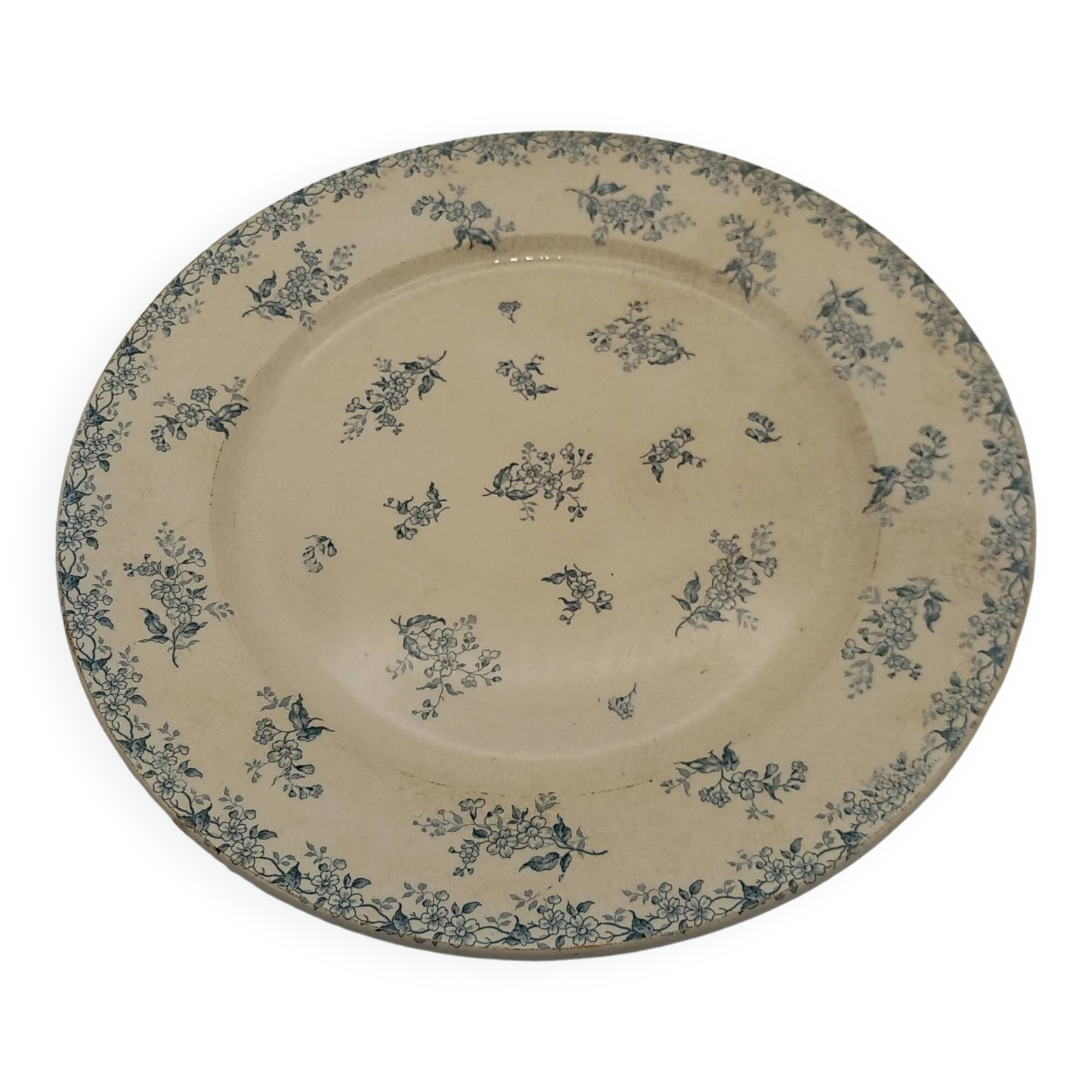 Gien opaque porcelain dish. April Model