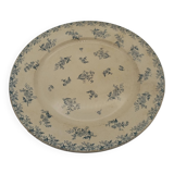 Gien opaque porcelain dish. April Model