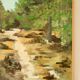 Huile sur toile suédoise originale – « Paysage »