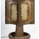Accolay ceramic and metal table lamp, 20th century.