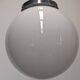 Suspension boule XL Art déco en opaline blanche vers 1920
