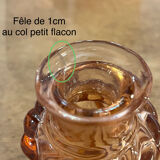 Set of 3 toilet garniture flacons from the late 19th century.