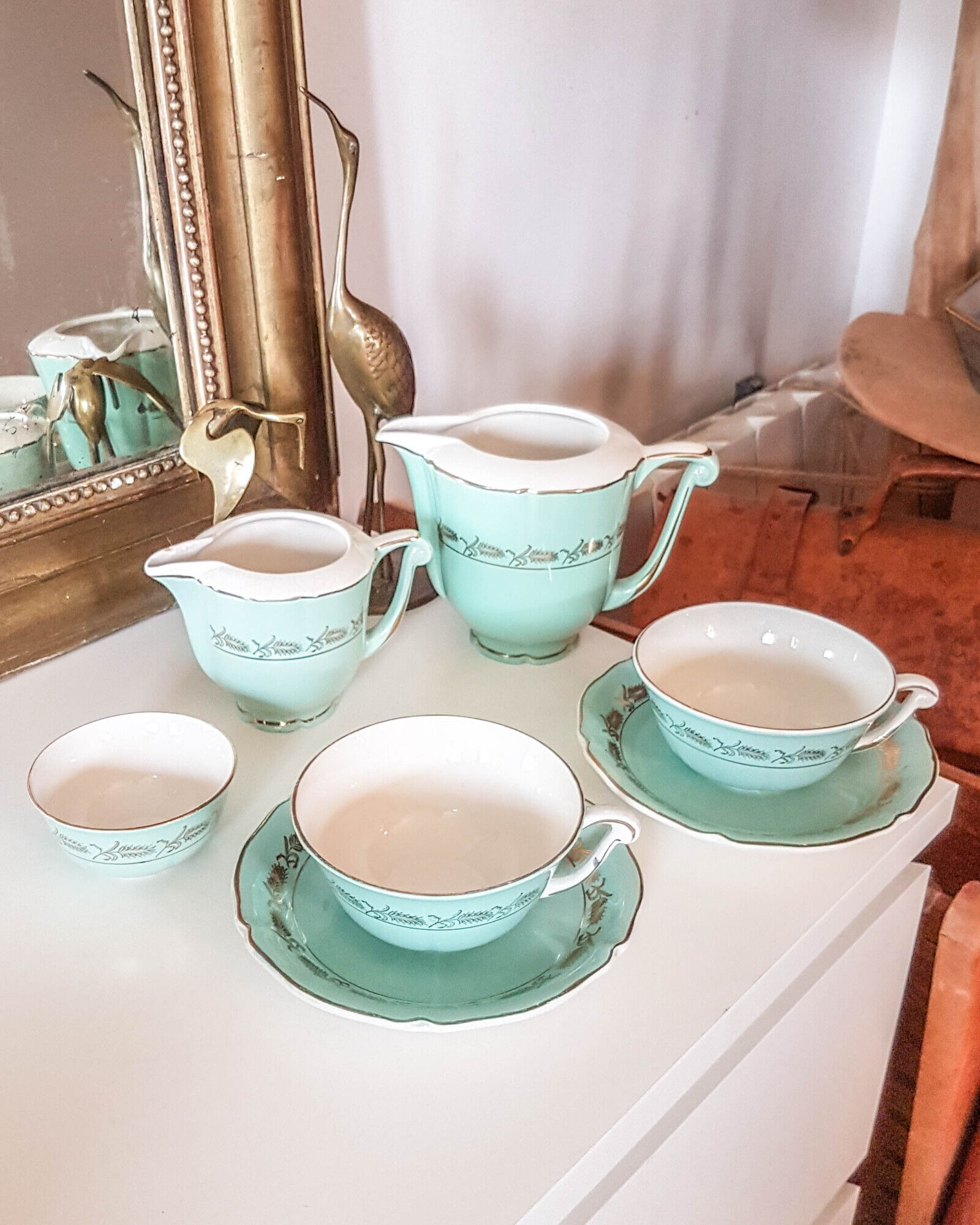 Tea service semi-porcelain céranord St Amand
