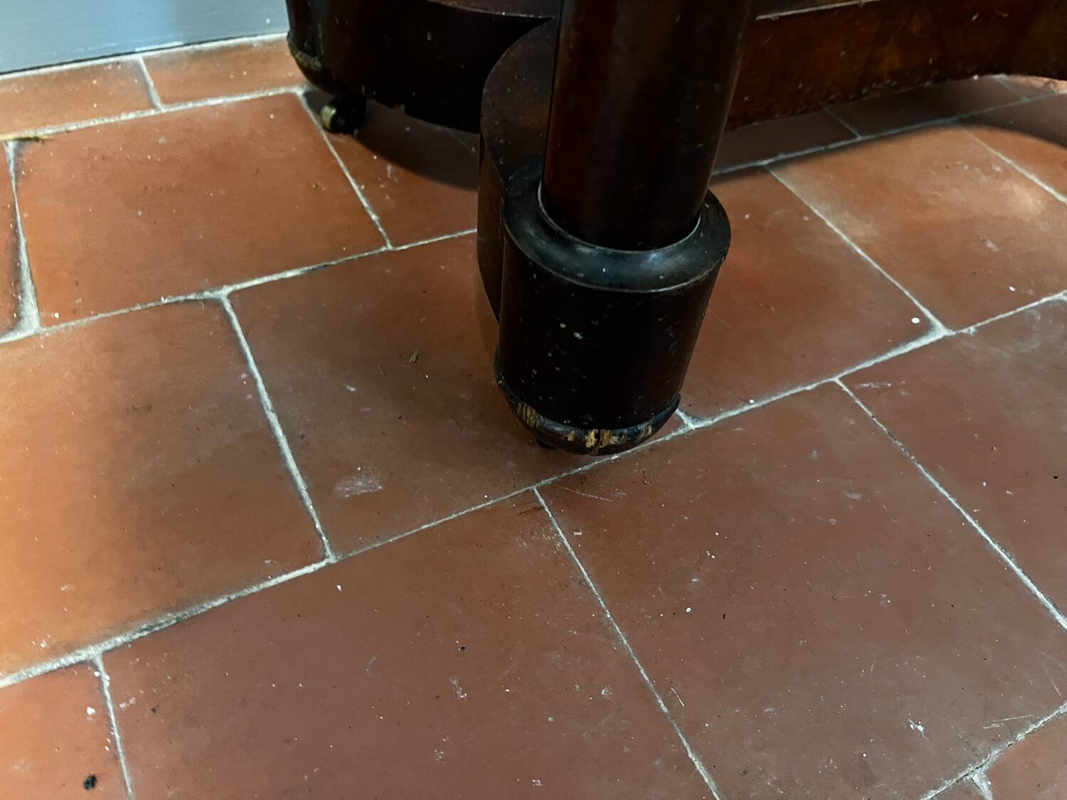 Empire period mahogany workbench