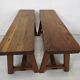 Pair of farm benches