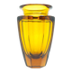Art Deco vase, crystal, designed by J. Hoffmann, Czechoslovakia, 1930s