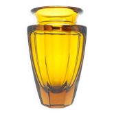 Art Deco vase, crystal, designed by J. Hoffmann, Czechoslovakia, 1930s