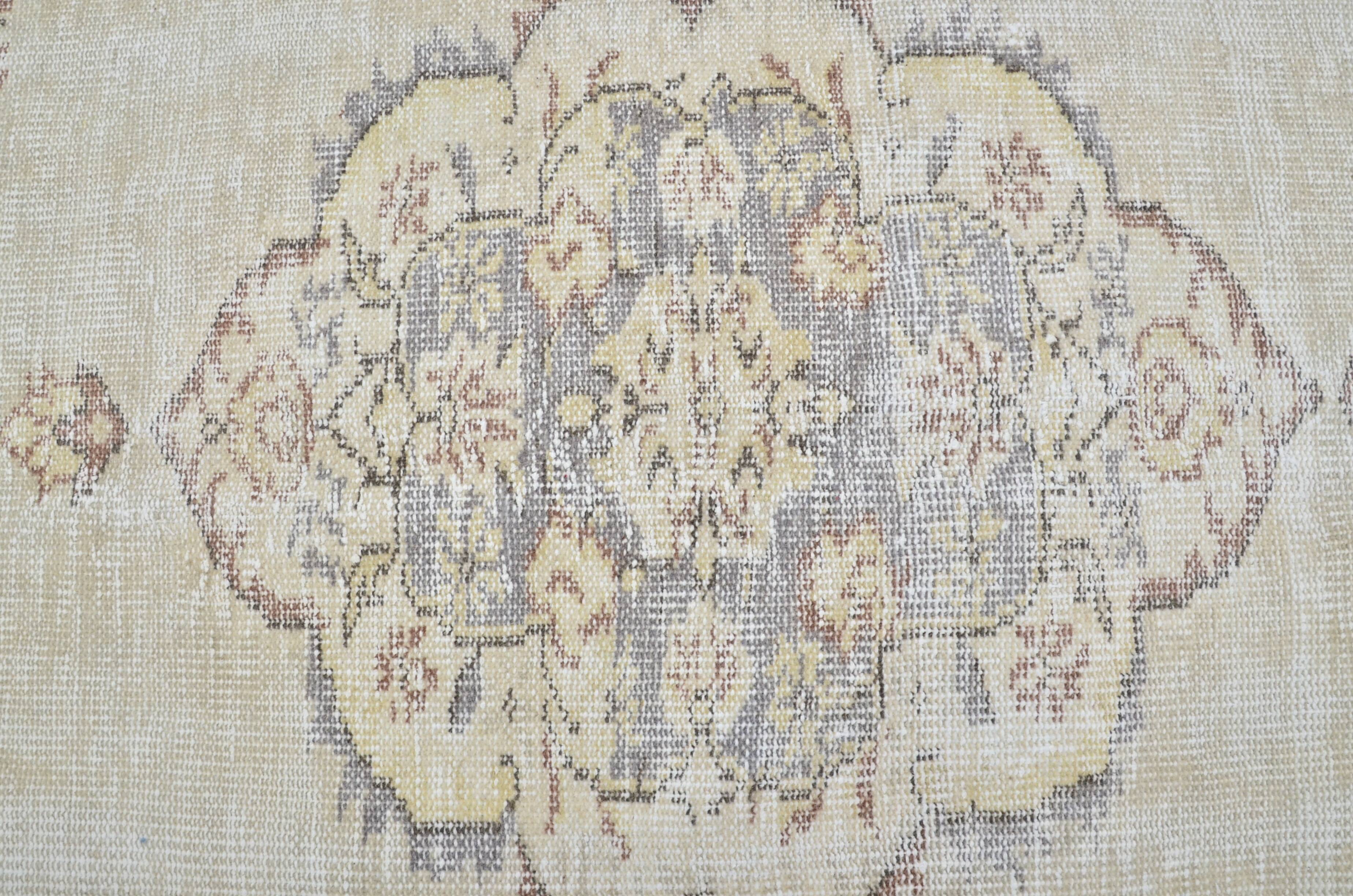 Oushak Handknotted Antique Floor Rug sku 3215