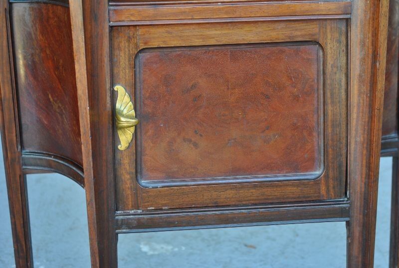 Pair of nightstands time 1900 Art nouveau