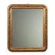 Antique carved and gilded wooden mirror, Italy, early 20th century.
