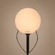 Italian design floor lamp with blue Murano glass, 1990s