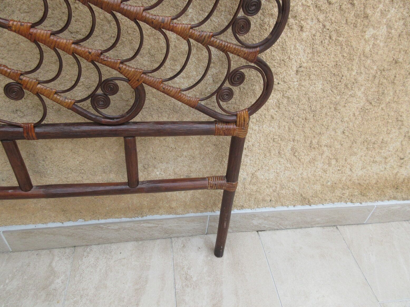 Peacock headboard 158 cm