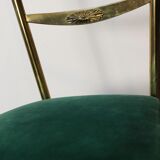 High-back Chiavari chair by Gaetano Descalzi, Italy, 1950