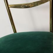 High-back Chiavari chair by Gaetano Descalzi, Italy, 1950