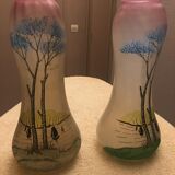 Paire de vases signe "laignelet"