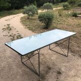 Glass dining table by Niels Rangelgaard for Ikea