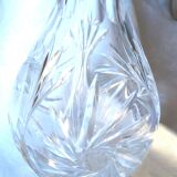 Cut crystal carafe with stopper