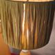 2 Scandinavian style bedside lamps in solid wood and raffia shade 40