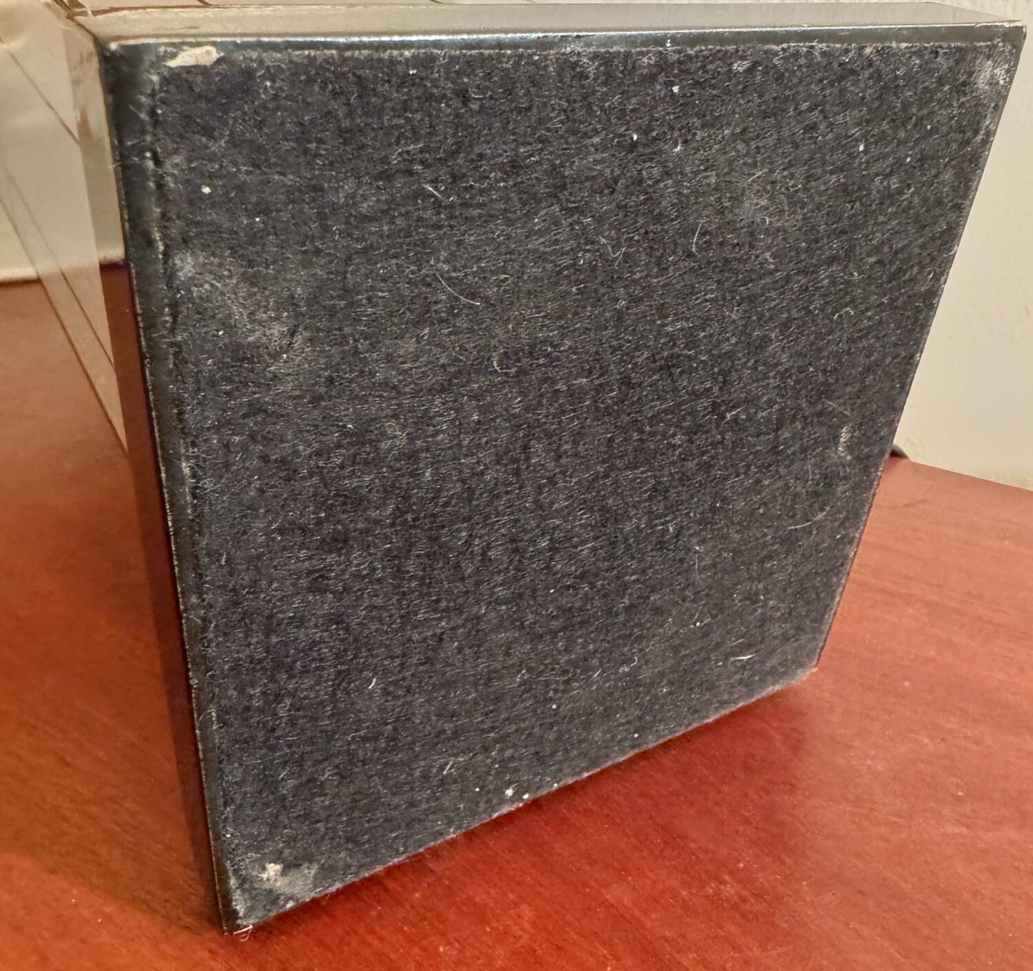 70s brushed aluminum lamp