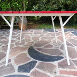 Metal folding table