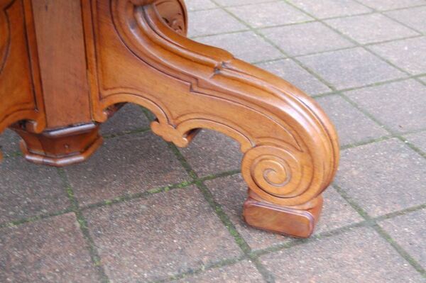 Table de salle à manger d époque napoléon III en noyer 20 couverts