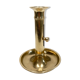 Solid brass candle holder with pusher