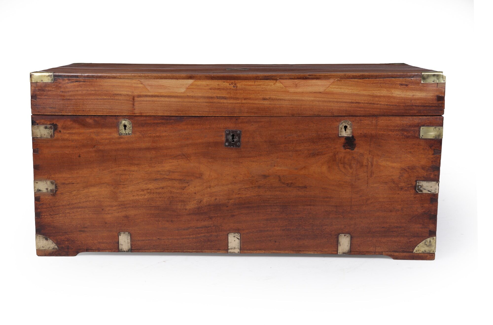 19th century camphor campaign trunk